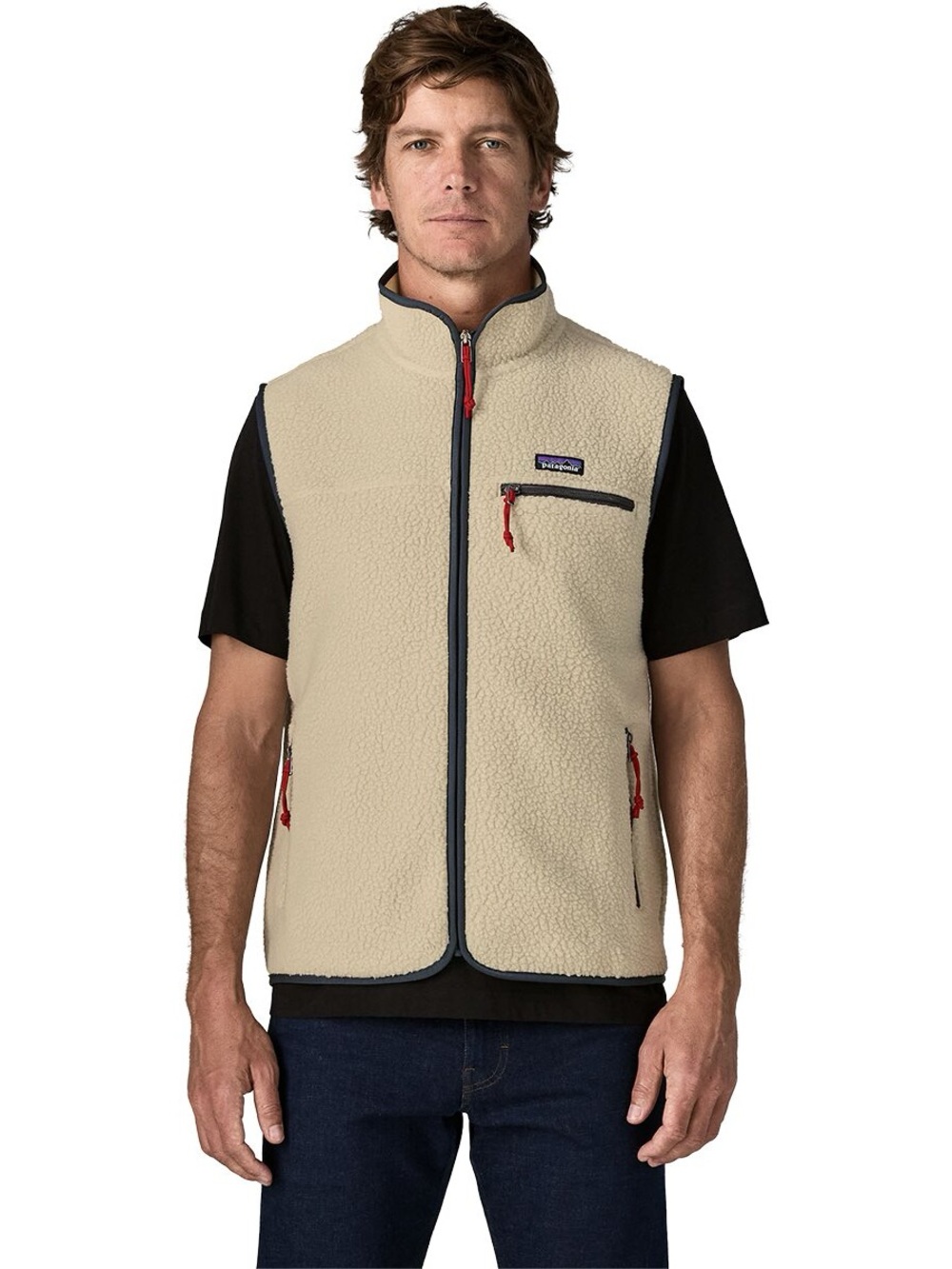 Patagonia Retro Pile Men’s Vest In Pelican Size L